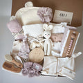 Baby Box Newborn Premium Bloom com roupas e acessórios rosa"