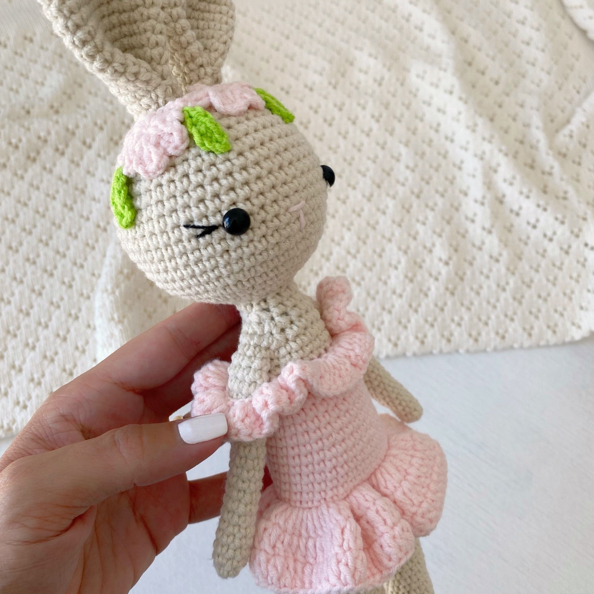 Coelhinha bailarina crochet