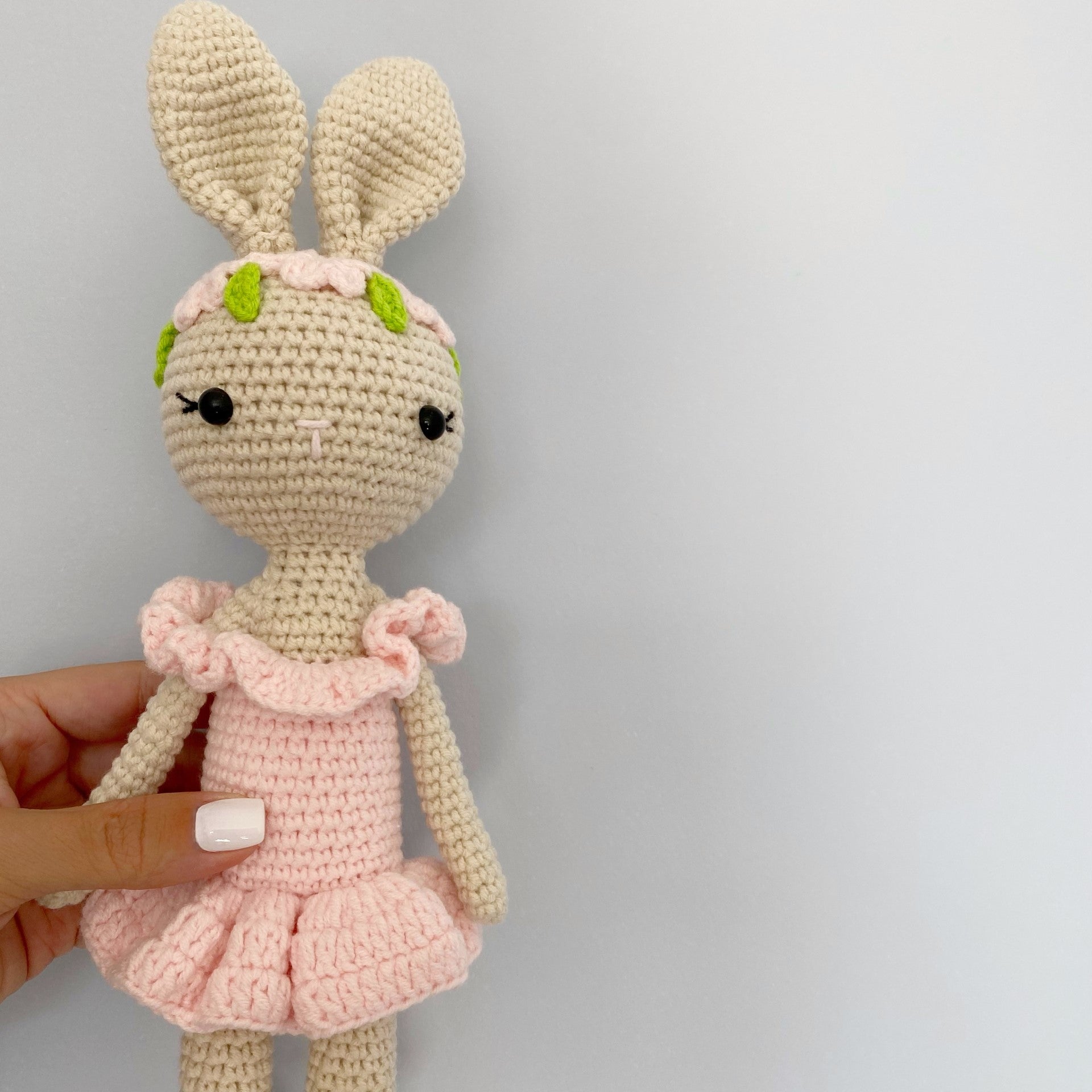 Coelhinha bailarina crochet