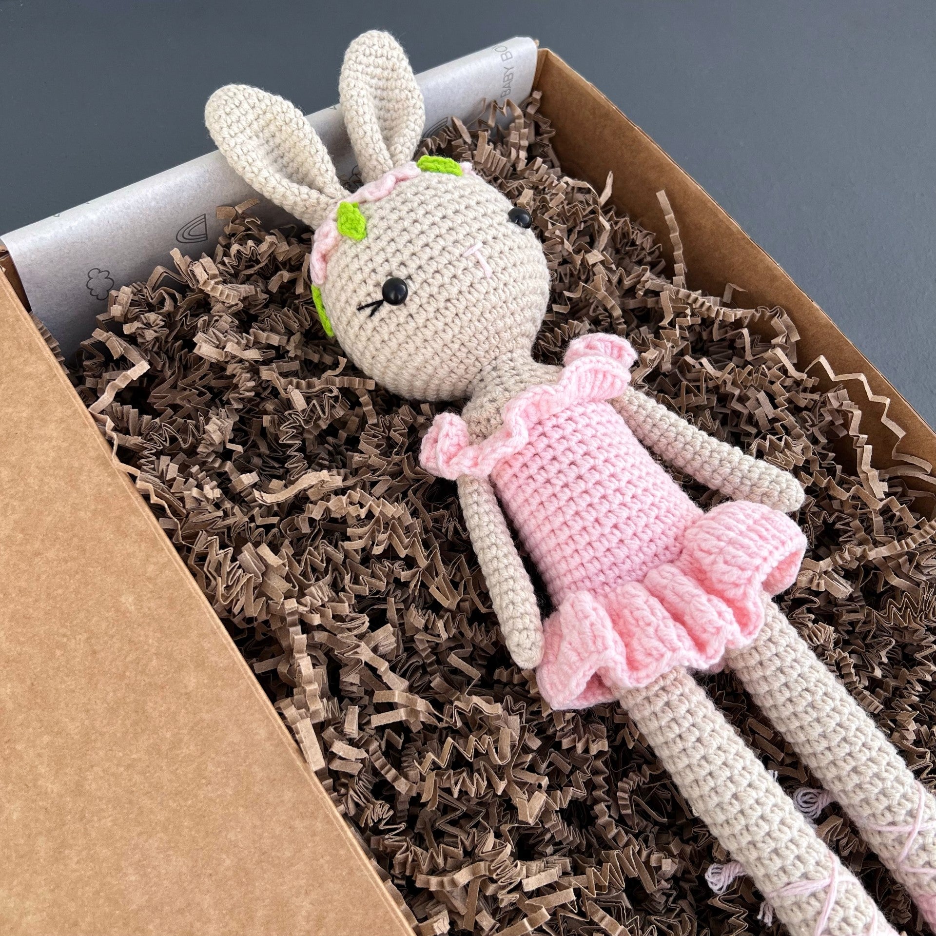 Coelhinha bailarina crochet