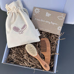 Brush and Comb Set with Pouch