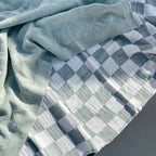 Swaddle Check Green
